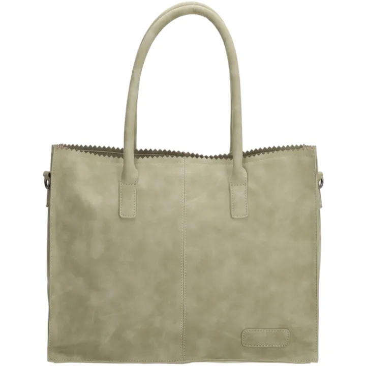 Shoppers|Schoudertassen>Zebra Trends Natural Bag Lisa Shopper groen