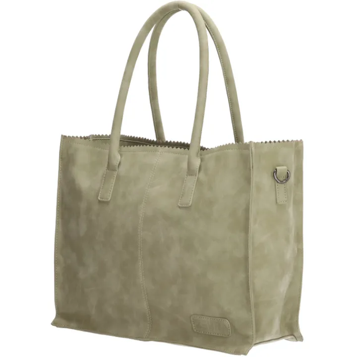 Shoppers|Schoudertassen>Zebra Trends Natural Bag Lisa Shopper groen