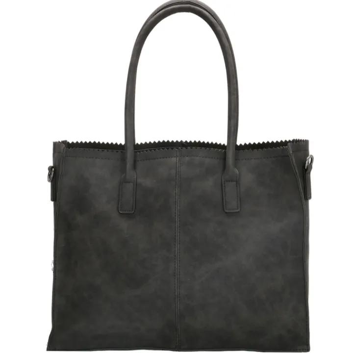 Shoppers|Schoudertassen>Zebra Trends Natural Bag Lisa Shopper zwart