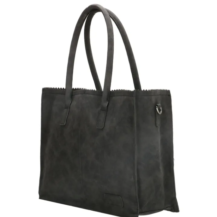Shoppers|Schoudertassen>Zebra Trends Natural Bag Lisa Shopper zwart
