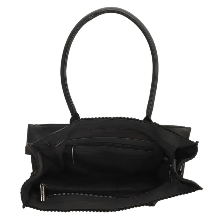 Shoppers|Schoudertassen>Zebra Trends Natural Bag Lisa Shopper zwart