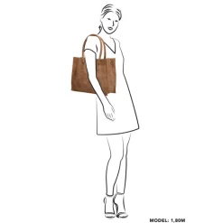 Shoppers|Schoudertassen>Zebra Trends Natural Bag Lisa Shopper camel