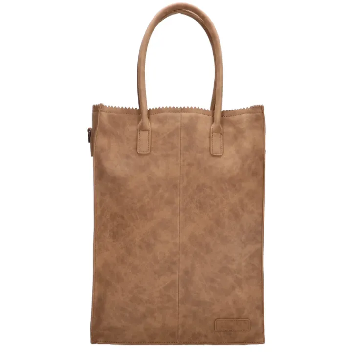 Shoppers|Damestassen>Zebra Trends Rosa XL Shopper camel