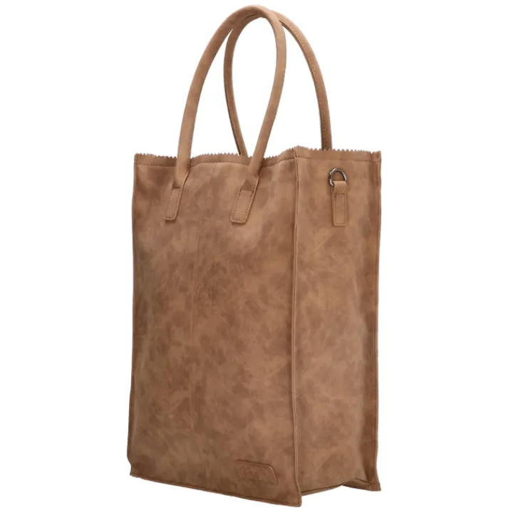 Shoppers|Damestassen>Zebra Trends Rosa XL Shopper camel