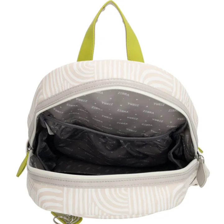 Mini Rugzakken|Kleine Rugzakken>Zebra Trends Saar Backpack beige bows