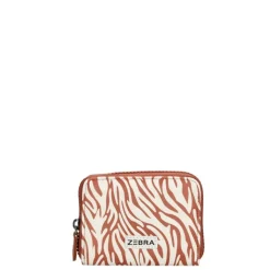 Mini Portemonnees|Kleine Portemonnees>Zebra Trends Saar Wallet zebra brown