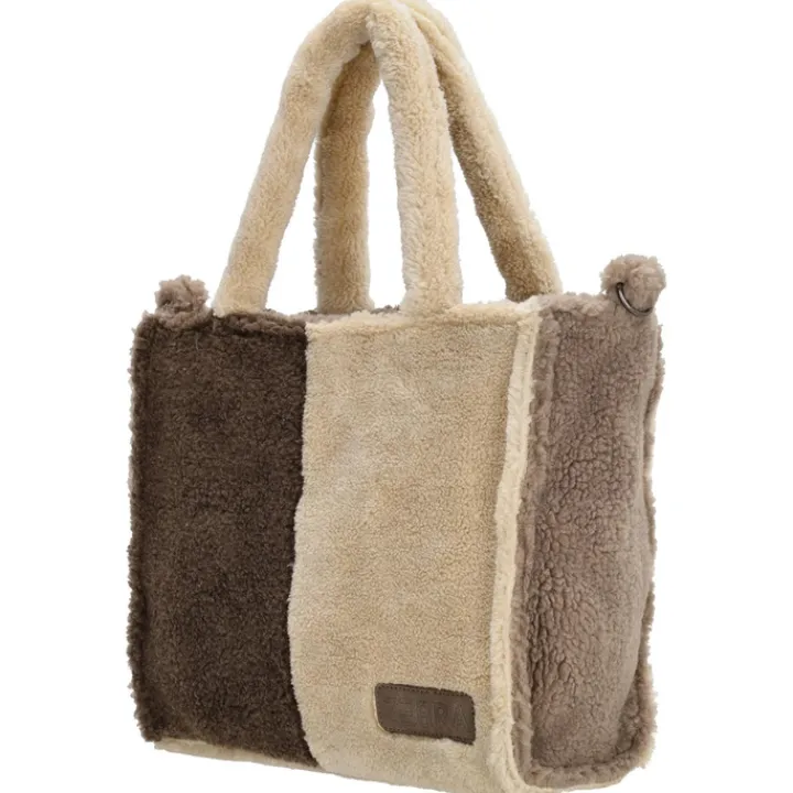 Handtassen|Damestassen>Zebra Trends Teddy Denise Handtas M donkerbruin