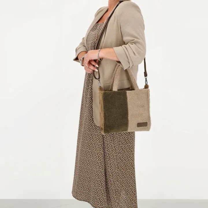 Handtassen|Damestassen>Zebra Trends Teddy Denise Handbag M taupe