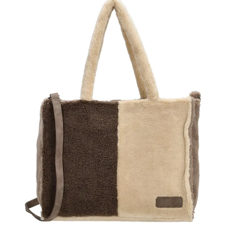 Shoppers|Damestassen>Zebra Trends Teddy Denise Shopper donkerbruin