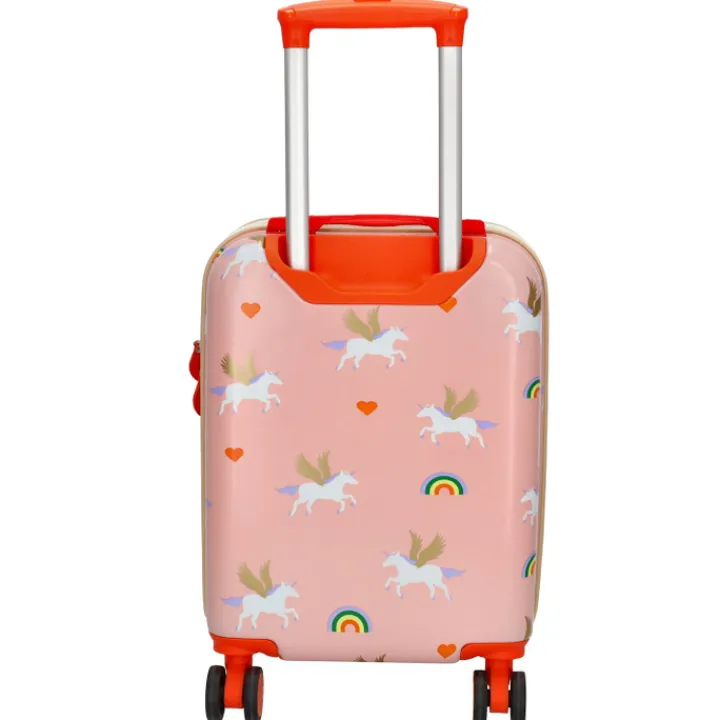 Kindertrolleys|Kinderkoffers>Zebra Trends Travel Kinderkoffer roze