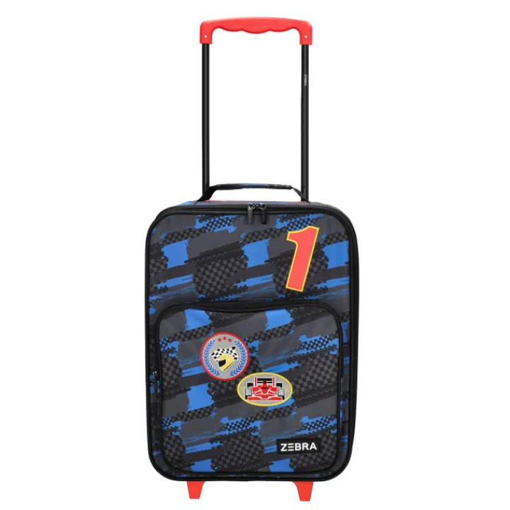 Kindertrolleys|Kinderkoffers>Zebra Trends Trolley Adventure racecar black