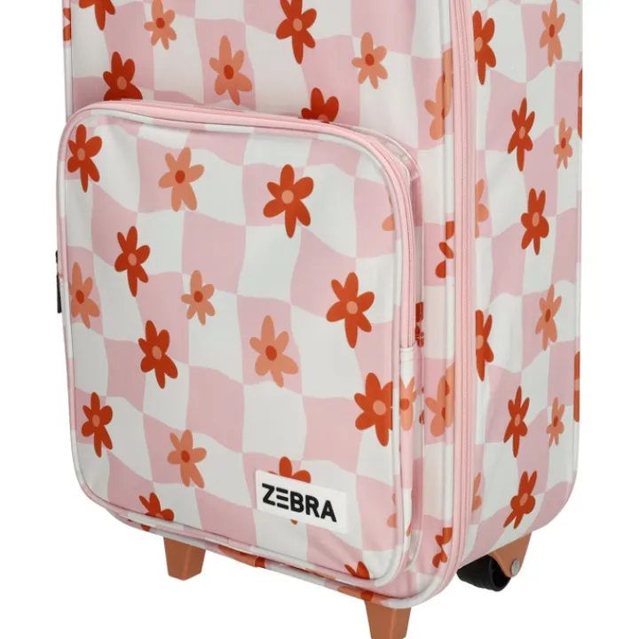 Kindertrolleys|Kinderkoffers>Zebra Trends Trolley Adventure flower old pink